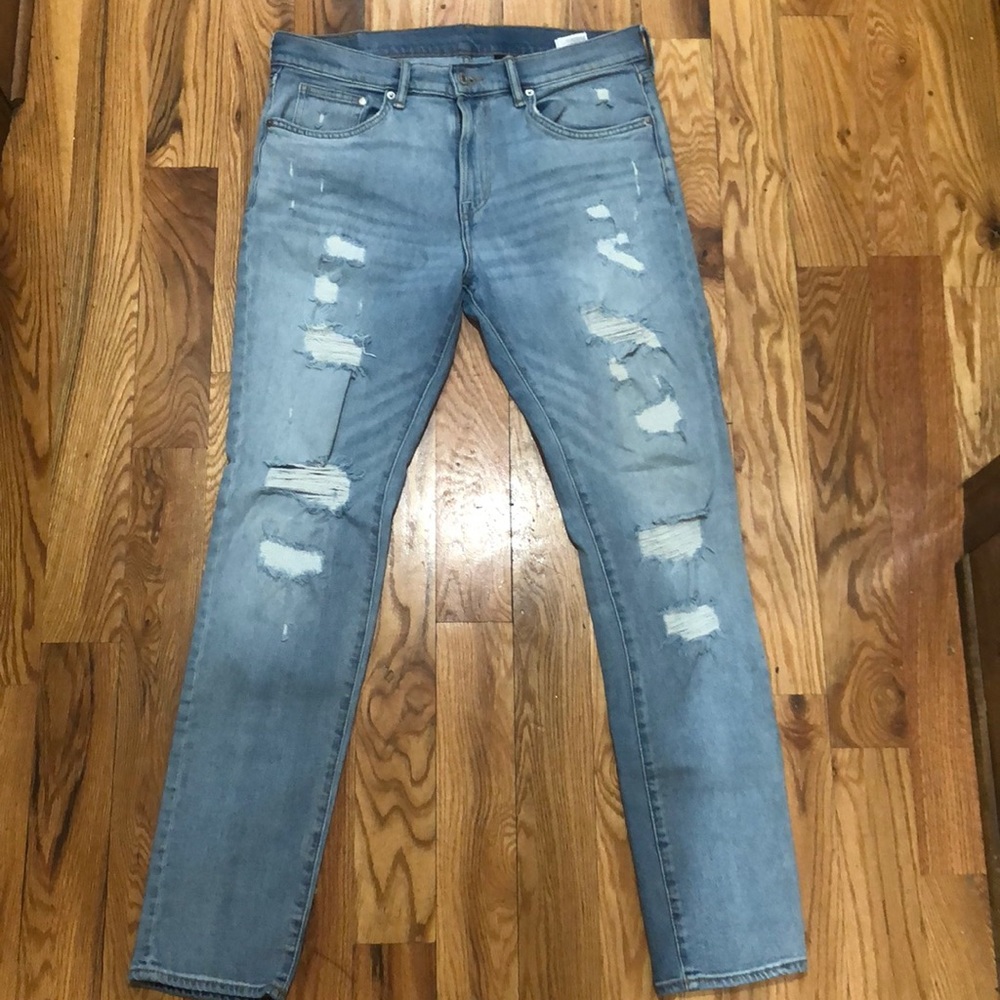 Blue Ripped Jeans